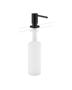 Axor 42818671 Uno Deck Mounted Soap Dispenser with 16 oz Capacity in Matte Black