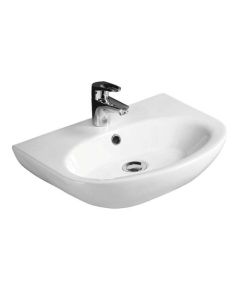 Barclay 4-321WH Infinity Wall Hung Basin with One Hole in White