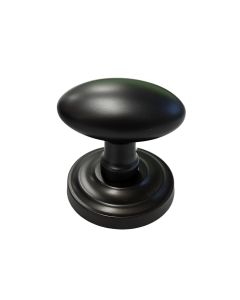 Omnia 434TD/234T.PA10B Prodigy Tubular Knobset with Traditional Round Rose in Oil Rubbed Bronze Passage