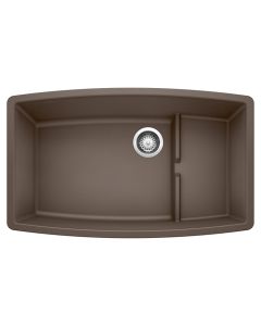 Blanco 440063 Performa Cascade Undermount Kitchen Sink with Colander in Cafe