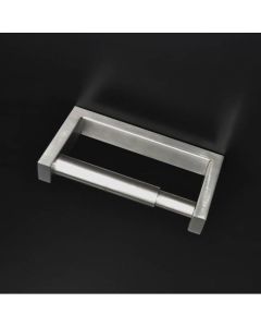 Lacava 4408-44 Quadro Wall-mount 6.25" W Toilet Paper Holder Made of Stainless Steel in Matte Black