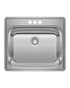 Blanco 441400 Essential Laundry Sink - 3 Hole in Stainless Steel