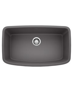 Blanco 441611 Valea Super Single Bowl Undermount Kitchen Sink in Cinder