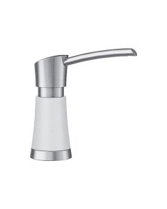 Blanco 442054 Artona Soap Dispenser in PVD Steel/White