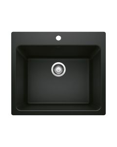 Blanco 442924 Liven Dual Mount Laundry Sink in Coal Black
