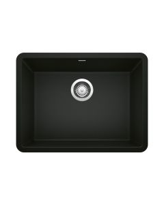 Blanco 442928 Precis 24" Single Bowl Undermount Kitchen Sink in Coal Black