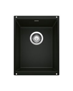 Blanco 442932 Precis Single Bowl Undermount Bar Sink in Coal Black