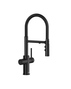 Blanco 442992 Catris Flexo Filter 1.5 GPM Single Handle Pre-Rinse Pull Down Kitchen Faucet in Matte Black