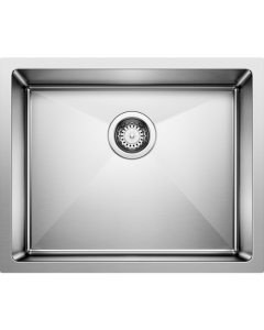 Blanco 443145 Quatrus 22" L x 18" W x 9" D Undermount Single Basin Kitchen Sink in Stainless Steel