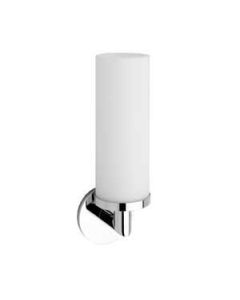 Ginger 4681/SN Kubic Single Light, Plain 3.2 Inch Rosette In Satin Nickel