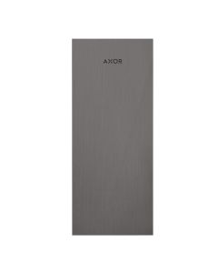 Axor 47904340 MyEdition Metal 9-5/8" Decorated Bathroom Faucet Body Plate in Brushed Black Chrome