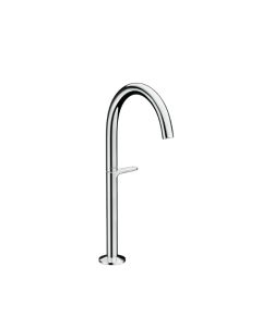 Axor 48030001 One 1.2 GPM Deck Mounted Single Hole Bathroom Faucet 260 without Pop-Up Drain Assembly in Polished Chrome
