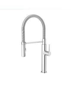 American Standard 4803350.002 Studio® S 1.8 GPM Deck Mounted Single Hole Semi-Pro Pull Down Dual Spray Spring Kitchen Faucet in Polished Chrome