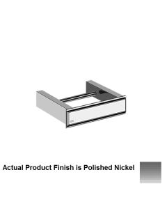 Gessi 48455#426 Fascino Wall Mounted Tissue Holder in Polished Nickel