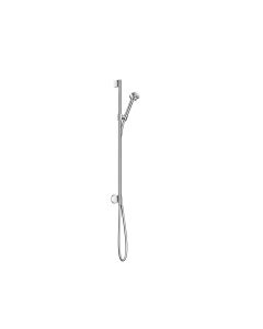 Axor 48791001 One 2.5 GPM Single Function Wall Bar Hand Shower Set 75 1-Jet with Wall Outlet, Hose, and Integrated Supply in Chrome 