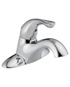 Delta 501-DST Classic Single Handle Centerset Bathroom Faucet In Chrome