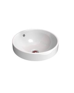 Flaminia 505542C Twin Set 42 Recessed Basin with Overflow & No Faucet Hole in White