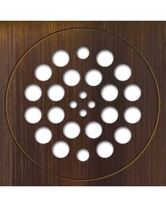 Tile Redi DP-OB-SET DP-OB-Set 2-Piece Shower Drain Cover Set - Oil Rubbed Bronze
