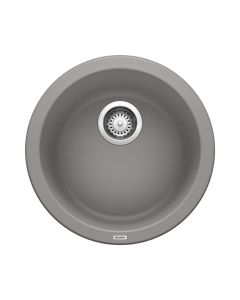 Blanco 513382 Rondo Single Bowl Dual Mount Bar Sink in Metallic Gray