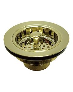 Kingston Brass KBS1002 Cast Heavy Duty Basket Strainer, Polished Brass
