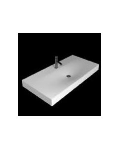 Lacava 5160-03-001G Basico Vessel Lavatory Sink W/ Three Faucet Hole