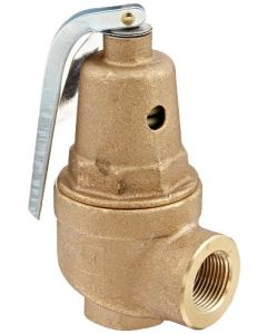 Conbraco 10-604-25 Bronze Pressure Relief Valve, Hot Water, 125 PSI, 3/4" NPT Female