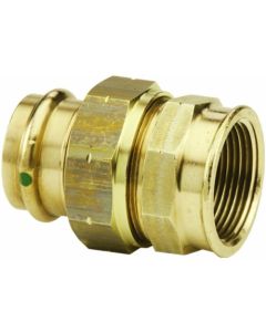Viega 79725 ProPress Zero Lead Bronze Union with Female 2-Inch by 2-Inch P x Female NPT