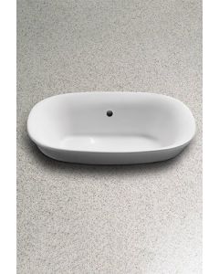 Toto LT480G#12 Maris Semi#Recessed Vessel Lavatory Sink with SanaGloss, Sedona Beige