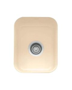 Franke CCK110-13BT Cisterna Undermount Single Bowl Fireclay Sink in Biscuit