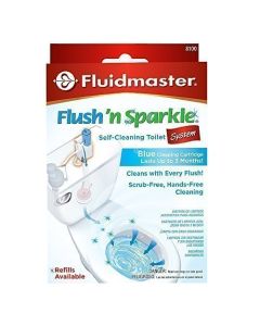 Fluidmaster 8100P8 8100 Flush 'N' Sparkle Toilet Bowl Cleaning System