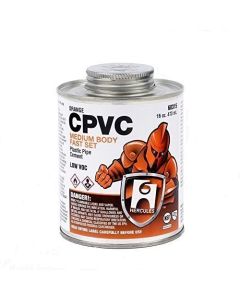 Oatey 60315 CPVC Cement - Orange - Jumbo Dauber In Cap