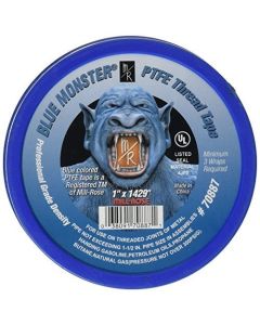 Mill-Rose 70887 Monster Roll PTFE Thread Seal Tape, 1-Inch x 1429-Inch, Blue