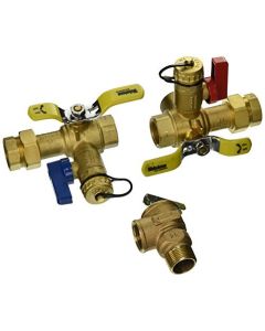 Webstone 44443WPR 3/4-Inch IPS Isolator EXP E2 Tankless Water Heater Service Valve Kit with Clean Brass Construction