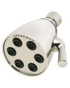 Speakman S2252PNE2 S-2252-PN-E2 Signature Icon Anystream Adjustable 2.0 GPM Solid Brass Shower Head, Polished Nickel
