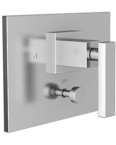 Newport Brass 5-2042BP/56 Balanced Pressure Tub & Shower Diverter Plate With Handle Flat Black Secant