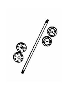 Eureka 52241 Eurrka Disturbulator Shaft Bearing Assembly