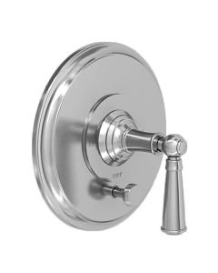 Newport Brass 5-2412BP/26 Balanced Pressure Tub & Shower Diverter Plate With Handle Polished Chrome Aylesbury