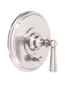 Newport Brass 5-2452BP/15 Balanced Pressure Tub & Shower Diverter Plate With Handle Polished Nickel Sutton