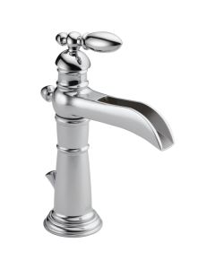 Delta 554LF Victorian Single Handle Channel Bathroom Faucet In Chrome