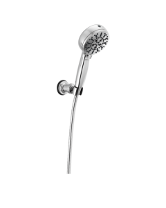 Delta 55884-PR Universal Showering Components 1.75 GPM 7-Setting Wall Mounted Hand Shower with Cleaning Spray in Lumicoat® Chrome