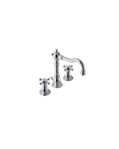 Zazzeri 560102OROR Kent Cross Handle Widespread Faucet in Polished Gold