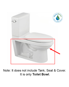 Villeroy & Boch ARCHITECTURA 56130101 Toilet Bowl  Siphonic jet model, Elongated design, Preferred height, 12“ rough-in  - White Alpine