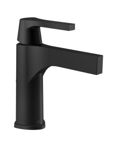 Delta 574-BLMPU-DST Zura Single Handle Bathroom Faucet In Matte Black
