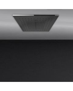 Gessi 57907#238 Minimali 1.75 GPM Ceiling Mounted Square Multi Function Shower Head in Mirror Steel