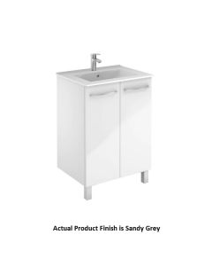 Emory & Bond 580324SG Vota 24" W X 18" D, 2 Door Floor Mount Vanity in Sandy Grey