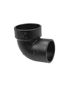 ABS Fitting LN302-020S 2" Elbow Street 90° Short Turn (Hub × Spg)