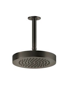Gessi 58186#707 Inciso Ceiling Mounted Shower Head in Black Matel Brushed