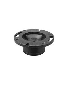 ABS Fitting LN800T-422CL 4" × 3" Closet Flange with Threaded Test Plug (Hub)