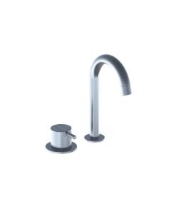 Vola 590B-04TR 2CC-SL-PU,PCH590B  Two-Hole Deck-Mounted Faucet with