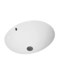 Villeroy and Boch 5A101901 Twist 21-1/2" X 18" Undercounter Washbasin with Overflow in White Alpine
